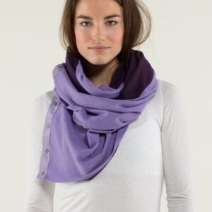 Lululemon Vinyasa Purple Scarf Wrap Rulu